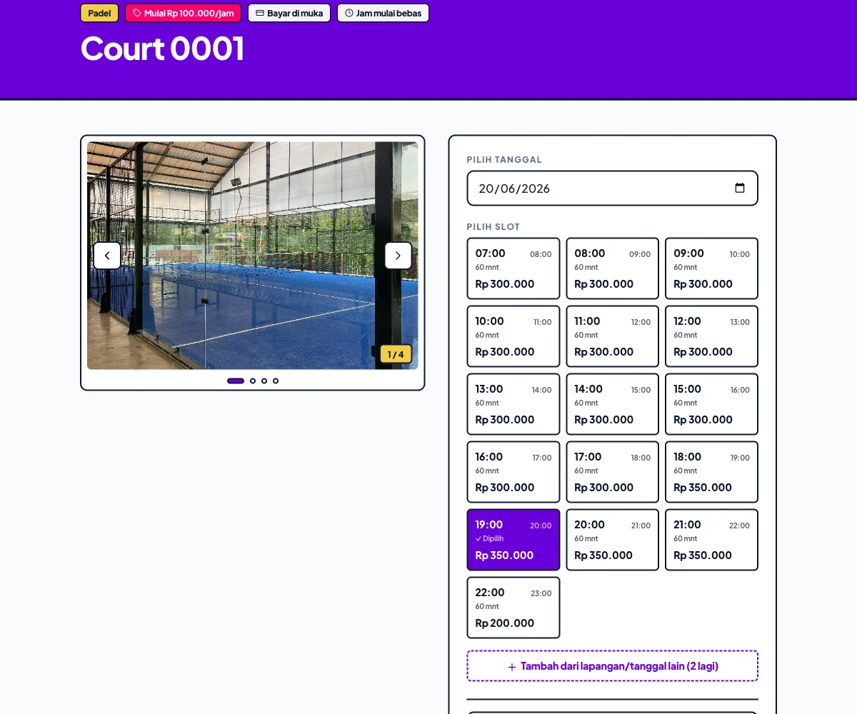 Kalender Booking